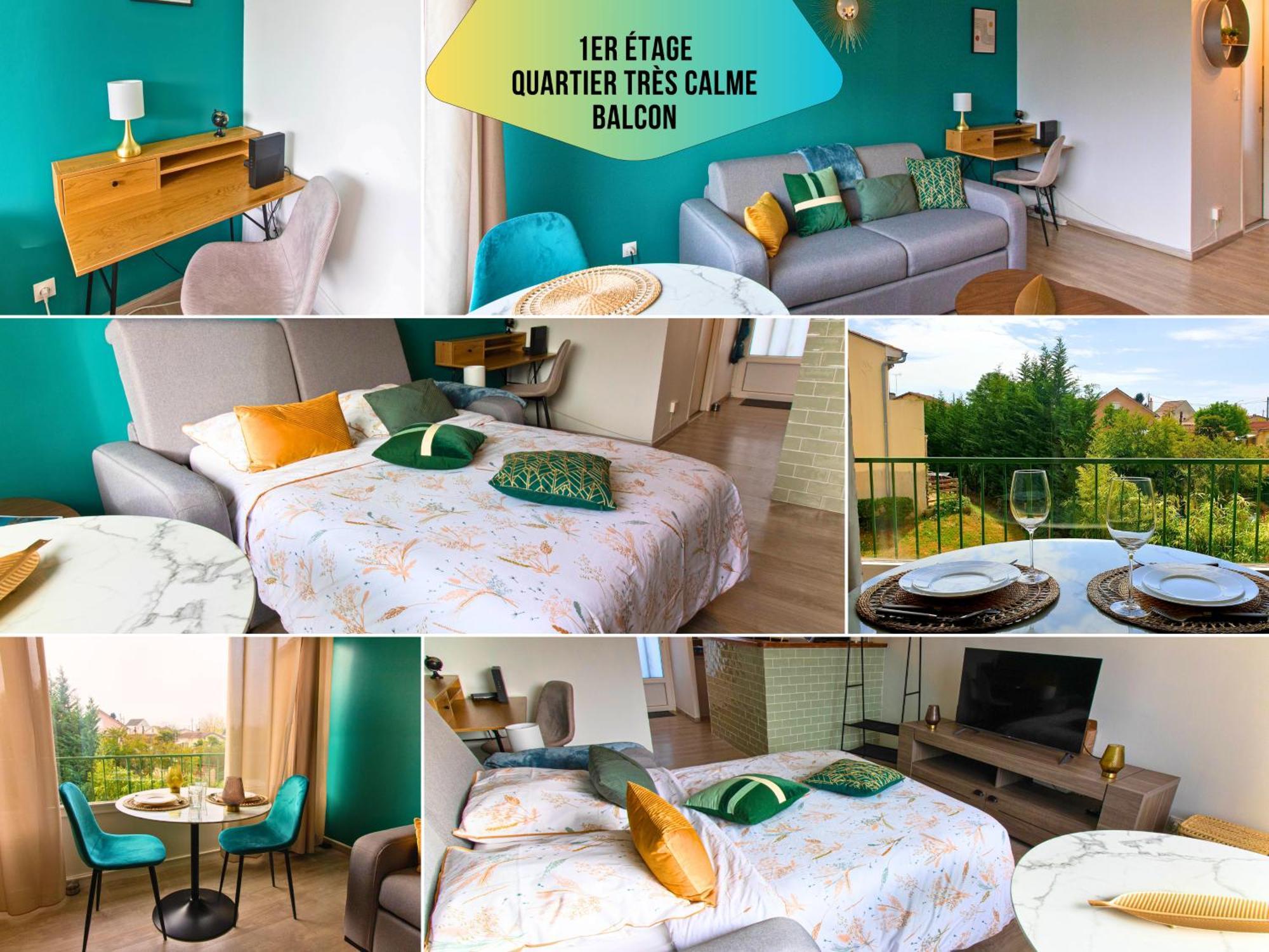 Le Pic'Vert - Free Parking - 400M Hospital - 15Min Train Station & Historic Center - Air Conditionner - Calm & Cosy Μπερζεράκ Εξωτερικό φωτογραφία